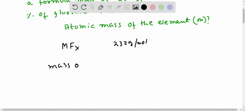 ot-0-qujod-the-ionic-compound-mf-where-m-is-a-metal-has-formula-mass-of-232-gmol-and-a-mass-percent-of-fluorine-of-246-what-is-the-atomic-mass-of-the-element-molar-mass-of-fluorine-190-glmol-14012