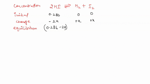 the-equilibrium-constant-kc-for-the-following-reaction-is-18010-2-at-698-k-2hig-h2g-i2g-calculate-the-equilibrium-concentrations-of-reactant-and-products-when-0258-moles-of-hi-are-introduced-86518