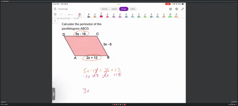 calculate-the-perimeter-of-the-parallelogram-abcd-5x-18-c-3x-6-2x-12-19344