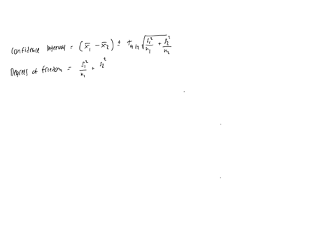 two-independent-random-samples-from-two-populations-with-normal-distributions-are-selected-the-mean-and-sample-variance-for-the-first-sample-are-502-and-44-the-sample-size-is-12-the-mean-and-40529