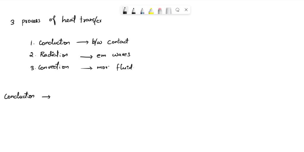SOLVED: Heat flow between two solid objects not touching each other is