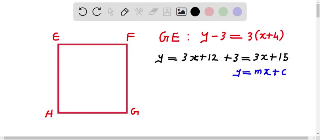 solved-square-efgh-is-drawn-on-a-coordinate-plane-diagonal-ge-is-on