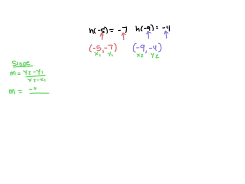 find-a-linear-function-h-given-h-5-7-and-h-9-4-the-linear-function-is-hx-simplify-your-answer-use-inlegers-or-fractions-for-any-numbers-in-the-expression-48913