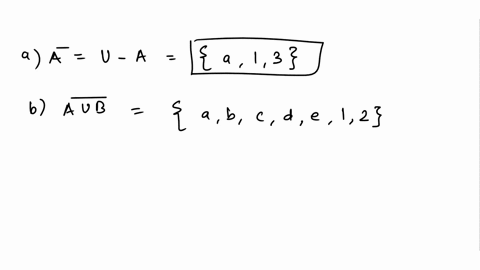 point-let-u-universal-set-abde123-a-32de1-and-b-c2a-list-the-elements-of-the-following-sets-if-there-is-more-than-one-element-write-them-separated-by-commas-a-au-b-anb-19015