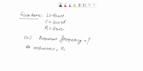 24a-sinusoidal-voltage-v-t-100-sin-t-is-applied-to-a-series-rlc-circuit-with-l-20-mh-c-100-nf-and-r-20-find-the-following-quantities-find-the-resonant-frequency-the-amplitude-of-the-current-60884