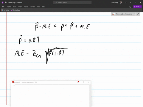 assume-that-a-sample-is-used-to-estimate-a-population-proportion-p-find-the-98-confidence-interval-for-a-sample-of-size-223-with-89-successes-enter-your-answer-as-a-tri-linear-inequality-using-decimal