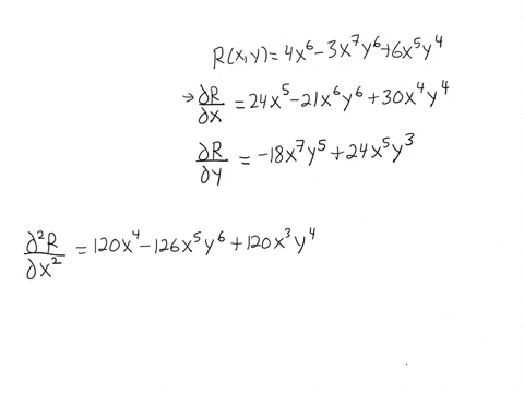 find-all-second-order-partial-derivatives-for-the-following-66172