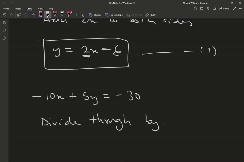 SOLVED: Solve the following system of linear equation by graphing: -4x ...