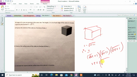 all-edges-of-a-cube-are-growing-at-the-same-rate-the-length-in-cm-of-each-edge-of-the-cube-at-t-minutes-is-given-by-the-function-v2t-1-a-express-the-volume-of-the-cube-as-a-function-of-time-67943