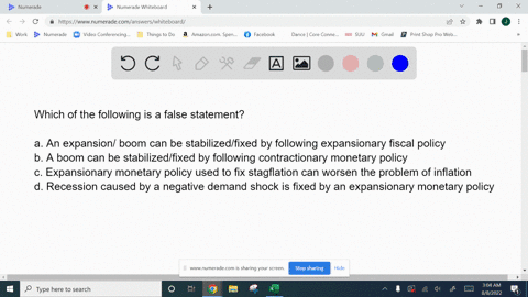 which-of-the-following-is-a-false-statement-group-of-answer-choices-an-expansion-boom-can-be-stabilizedfixed-by-following-expansionary-fiscal-policy-a-boom-can-be-stabilizedfixed-by-followin-79663