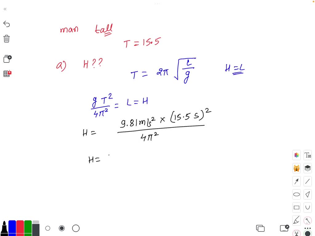 SOLVED: A man enters a tall tower, needing to know its height. He notes ...