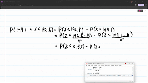 a-population-of-values-has-a-normal-distribution-with-p-170-and-0-random-sample-of-size-n-18-403-you-intend-to-draw-find-the-probability-that-a-single-randomly-selected-value-is-between-1491-42855
