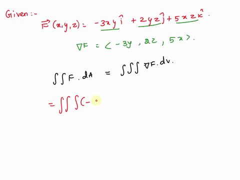 point-use-the-divergence-theorem-to-calculate-the-flux-of-the-vector-field-fxy2-3xyi-2yzj-sxzk-through-the-sphere-s-of-radius-5-centered-at-the-origin-and-oriented-outward-f-da-53321