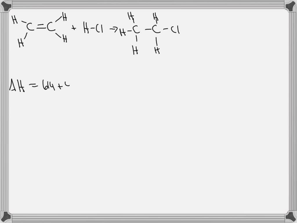 SOLVED Using the table of bond dissociation energies the H for