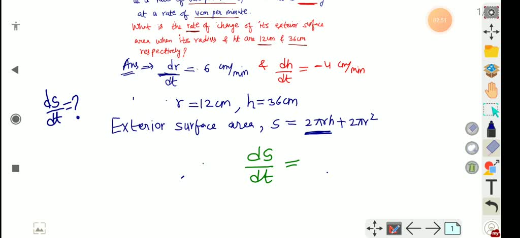 SOLVED Question 6 The radius of a right circular cylinder is