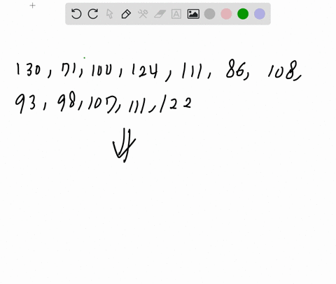 given-the-data-set-of-iq-scores-for-12-students-calculate-the-median-130-71-100-124-111-86-108-93-98-107-111-122