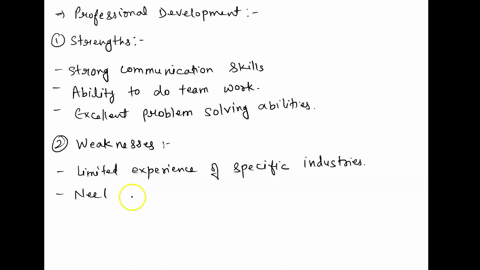your-task-youve-now-listed-three-to-five-strengths-weaknesses-opportunities-and-threats-that-could-affect-your-professional-development-for-each-weakness-and-threat-you-identify-include-a-br-99375