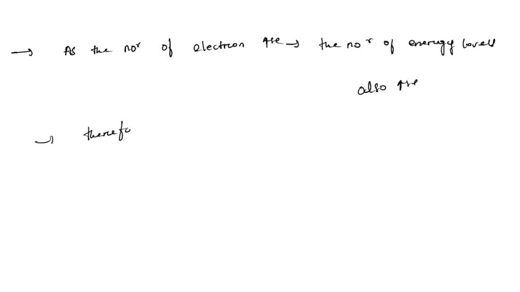 SOLVED Which effect explains why the atomic radius increases down a