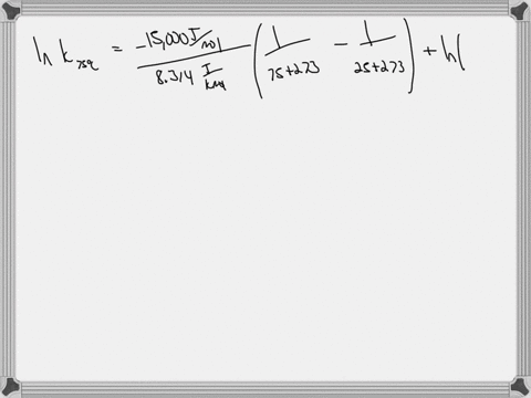 a-at-25-c-the-first-order-rate-constant-for-a-reaction-is-20-x-103-s-1-the-activation-energy-is-150-kjmol-what-is-the-value-of-the-rate-constant-at-75-c-5-pts-ba-first-order-reaction-has-rat-82102