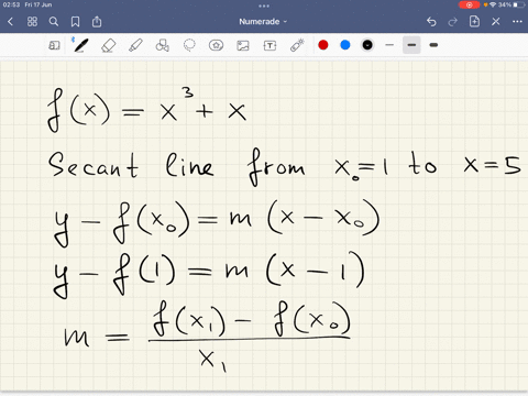 find-the-equation-of-the-secant-line-of-the-function-fx-x3-x-from-x-1-to-x-5-72477