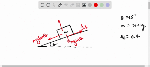 Question 6 10 pts a228kg box is at rest on an inclined plane...