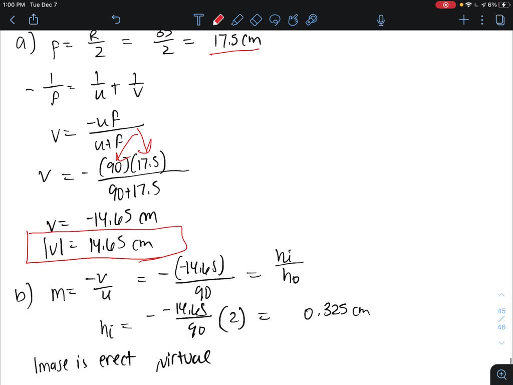 SOLVED You hold a spherical salad bowl 90 cm in front of your face