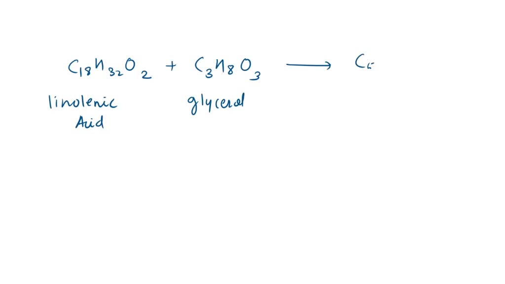 SOLVED: Write the balanced chemical equation for the hydrogenation of ...