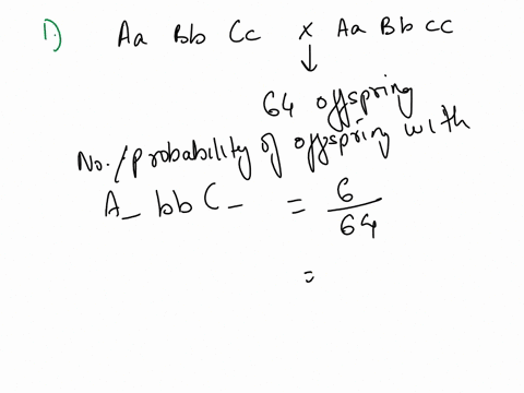 in-the-mating-an-bbec-x-aa-bb-cc-hat-the-probability-or-progeny-with-the-following-genotype-bb-c-332-164-364-316-what-ure-the-parental-genotypes-if-a-monohybrid-eross-produces-imutjo-0-pheno-36312