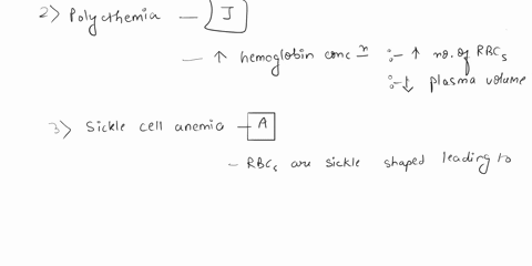 match-red-blood-cell-disorder-with-its-description-v-anemia-ahemolytic-anemia-due-to-deficient-production-of-hemoglobin-v-polycythemia-breduced-number-of-red-blood-cells-v-sickle-cell-anemia-51553