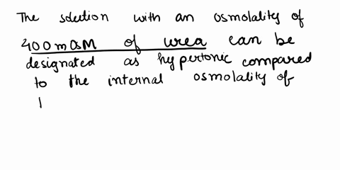 red-blood-cells-with-an-internal-osmolatity-of-300-mosm-are-placed-in-a-solution-of-400-mosm-of-urea-designate-thr-solution-according-to-its-osmolarity-and-tonicity-relative-to-the-cell-and-38022