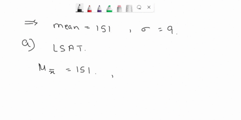 lsat-the-lsat-a-test-taken-for-law-school-admissionhas-a-mean-score-of-151-with-a-standard-deviation-of9-and-a-unimodal-symmetric-distribution-of-scoresa-test-preparation-organization-teache-17883