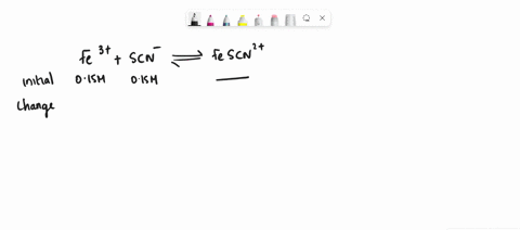 2-if-the-reaction-between-ironiii-ion-and-thiocyanate-ion-fe3aq-scn-aq-fescn2aq-yielded-an-equilibrium-concentration-of-015m-for-each-of-the-two-ions-what-is-the-equilibrium-concentration-of-36449