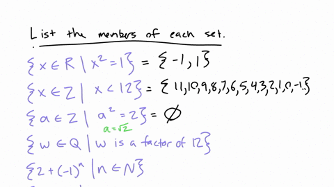 list-the-members-of-the-following-sets-a-y-rx2-1-pay-attention-b-x-zx-12-c-a-za2-2-d-w-qw-is-a-factor-of-12-e-2-1n-n-n-f-q2-qq-0-1-2-3-4