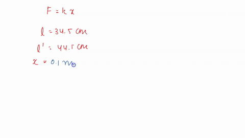 light-spring-obeys-hookes-law-the-spring-unstretched-length-is-345-cm-one-end-of-the-spring-is-attached-to-the-top-of-doorframe-and-weight-with-mass-775-kg-is-hung-from-the-other-end_-the-fi-95356