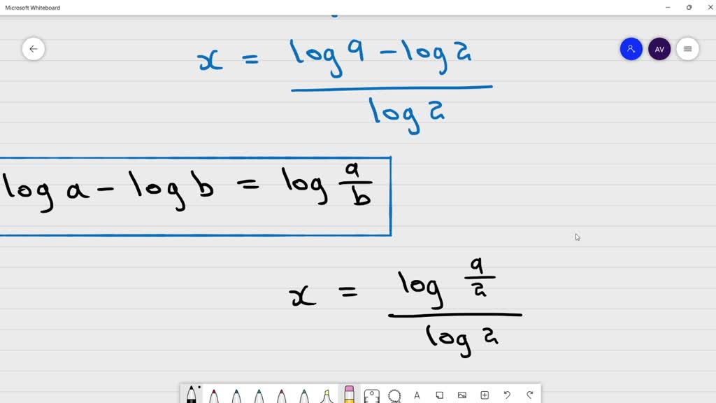 Explain How To Solve 2 x 1 9 Using The Change Of Base Formula Log 