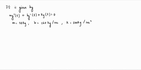 for-mass-spring-oscillator-newtons-second-law-implies-that-the-position-yt-of-the-mass-is-governed-by-the-second-order-differential-equation-my-t-by-t-kyt-0-a-find-the-equation-of-motion-for-38413