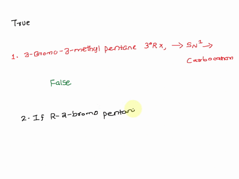 how-many-of-the-following-responses-are-true-1-a-tertiary-alkyl-halide-will-tend-to-react-through-an-sn2-mechanism-because-there-is-little-hindrance-to-backside-attack-and-a-tertiary-carboca-14143