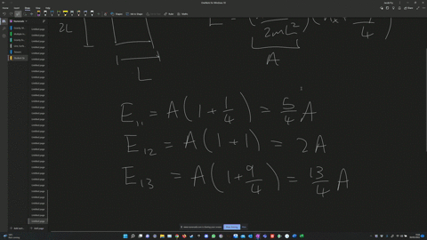 a-particle-is-confined-to-a-two-dimensional-box-of-length-l-and-width-2-l-the-energy-values-are-elef-49362