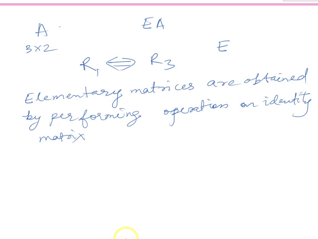 SOLVED Assume that A is a matrix with three rows. Find the