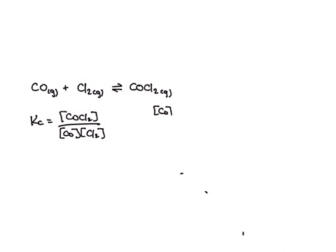 question-15-consider-the-equilibrium-co-9-cl2-g-coci2-g-for-this-reaction-kc-is-123-x-103-at-395-k-a-mixture-at-equilibrium-in-a-one-liter-flask-at-this-temperature-contains-0012-mol-co-and-19443