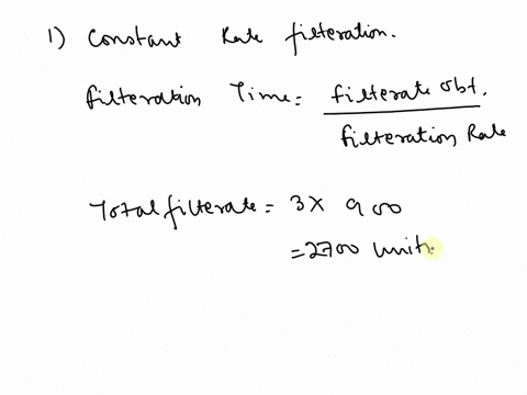 0-4-in-the-filtration-of-a-sludge-the-initial-period-is-effected-at-a-constant-rate-with-the-feed-pump-at-full-capacity-until-the-pressure-differences-reaches-400-knm-the-pressure-is-then-ma-42578