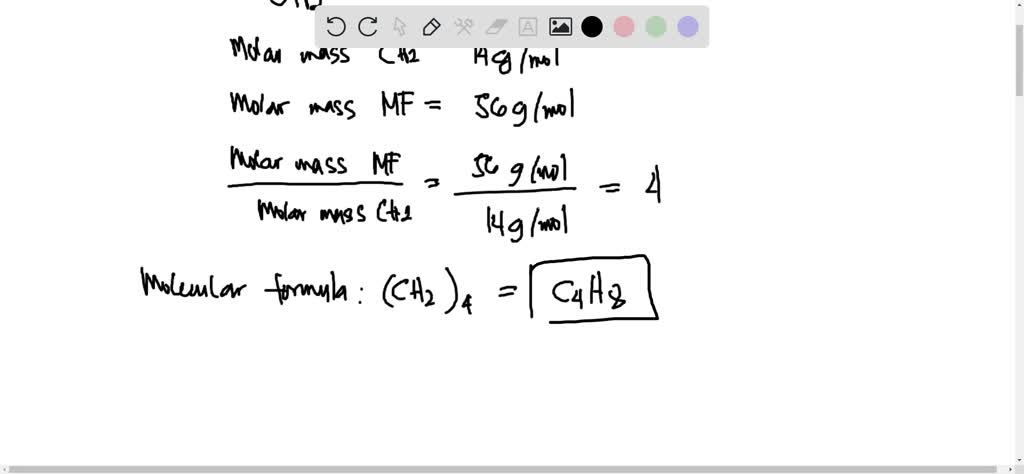 SOLVED: The empirical formula of a molecular compound is CH2: Why could ...
