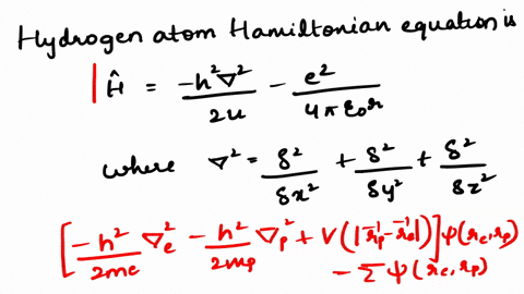 a-write-the-complete-hamiltonian-and-the-schrodinger-equation-for-the-hydrogen-hom-what-born-oppenheimer-approximation-write-the-schrodinger-equation-after-applying-born-oppenheimer-approxim-13359