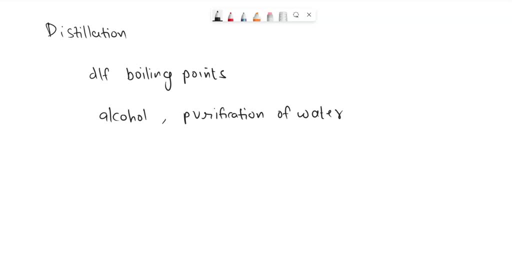 SOLVED What is distillation? Why is it used? What are the differences