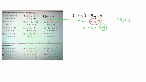 solve-each-system-by-substitution-see-erample-1-4x-3y-13-3x-4y-4-y5-x-y13-6r-y5-8x-i0y-22-yx-3r-y-6-13-tr-10-14-4r-sy7-3y-010-9y-31-2x-31-ty-15-17-3y-5x-6-31-715-r2-9-sy-8-x6y-41-sy-1-2-5-15-80532