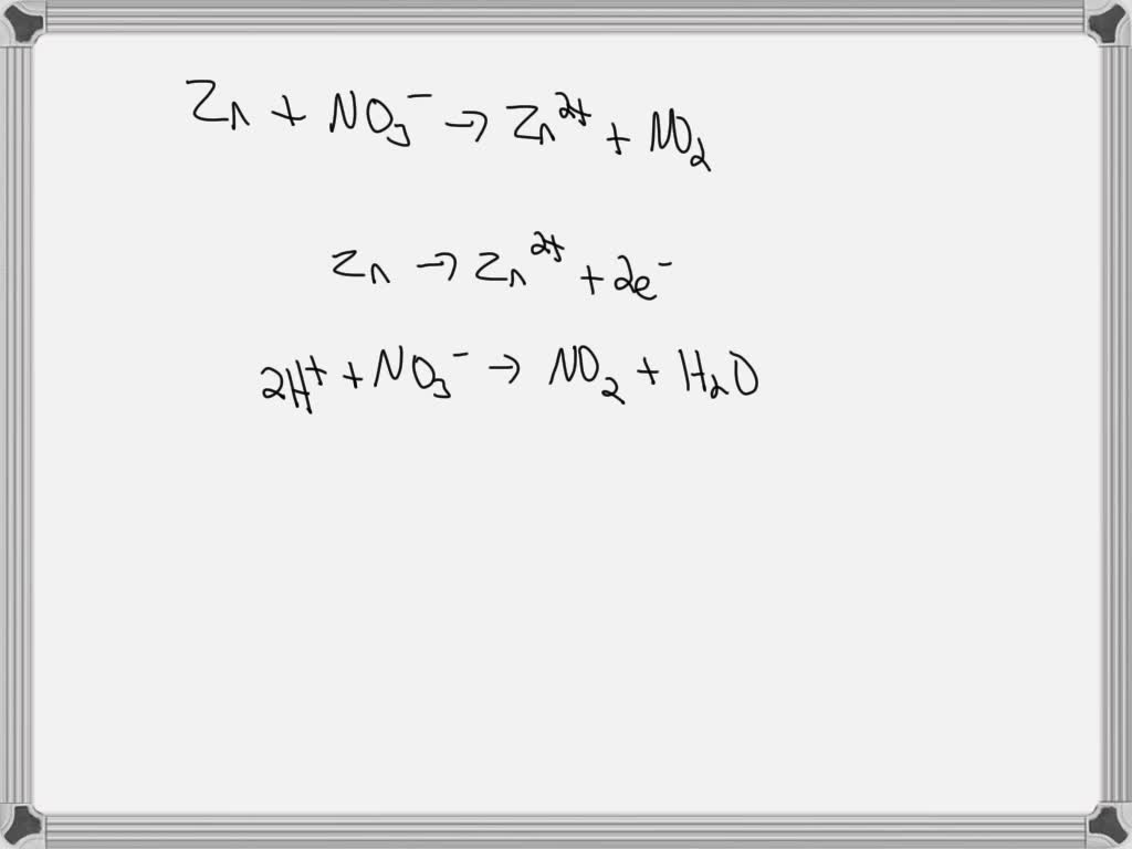 Solved Zn Fe No3 3 Zn No3 2 Fe