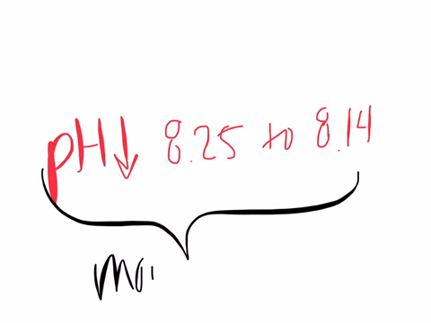 between-1751-and-1996-surface-ocean-ph-is-estimated-to-have-decreased-from-approximately-825-to-814-representing-an-increase-of-almost-30-in-h-ion-concentration-in-the-worlds-oceans-what-phrase-below