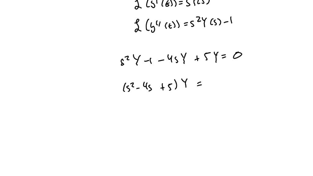 Solved question 5 8 points use laplace transform techniques to solve