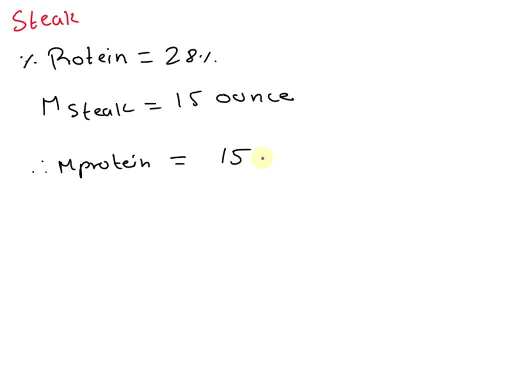SOLVED Use the data given to estimate the total Calories in 100 grams of sirloin steak. Average