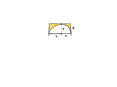 a-rectangle-is-placed-around-a-semicircle-as-shown-below-the-width-of-the-rectangle-is-8ys-find-the-area-of-the-shaded-region-use-the-value-314-for-and-do-not-round-your-answer-be-sure-to-include-the-